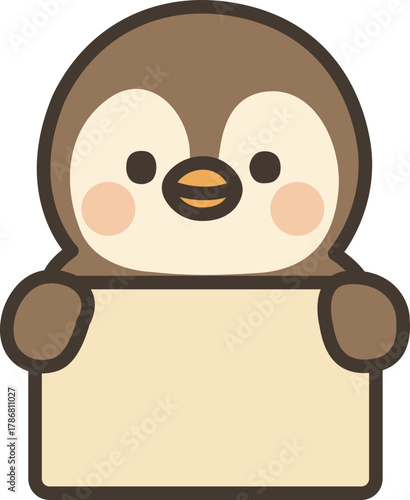 심플한 펭귄 벡터 일러스트