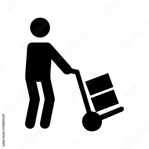 Delivery Trolley Icon