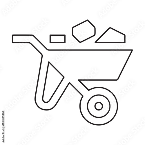 Wheelbarrow Icon
