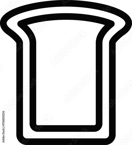 Bread slice icon