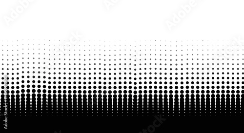 Black and White Gradient Dot Pattern Abstract Design for Backgrounds and Visuals