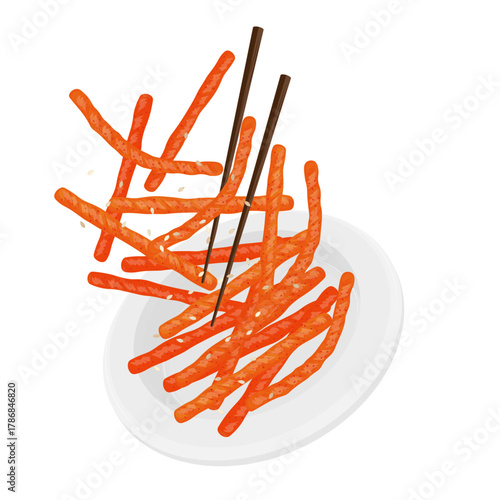 Vector Illustration Logo Clip art Levitation Latiao Stick