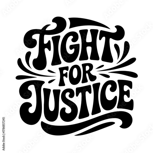 Fight For Justice. Civil Rights Day 2026. Vector Design Isolated on White Background