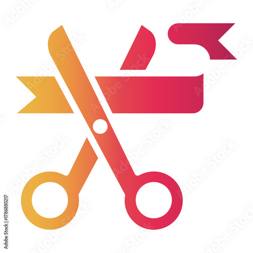 congratulation Gradient icon