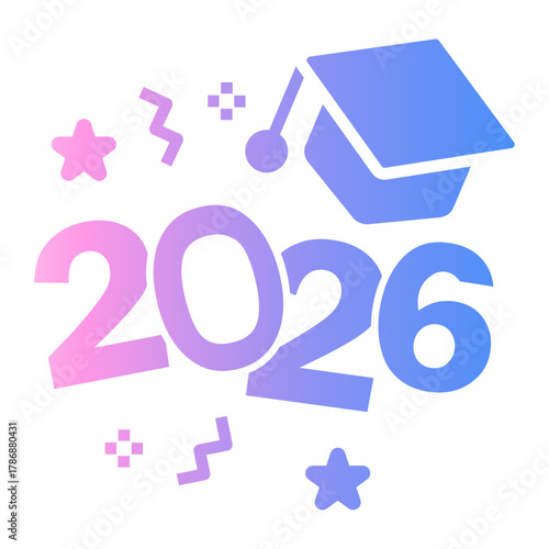 congratulation Gradient icon