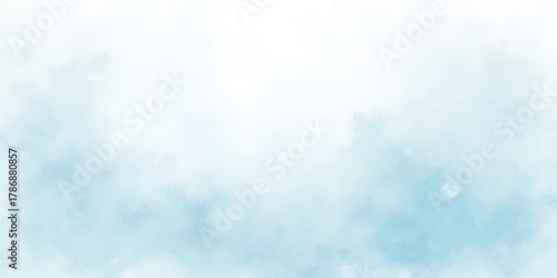 Bright blue sky background with fluffy white clouds, capturing a clear day's abstract nature and summer light