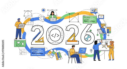 2026 technology and creative work concept