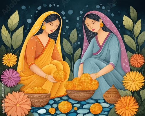 Festivals Light Color,Light Color Tradition, Celebration Flowers Joy, Lantern Lamp Blessing