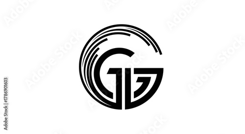 vector illustration of a letter G