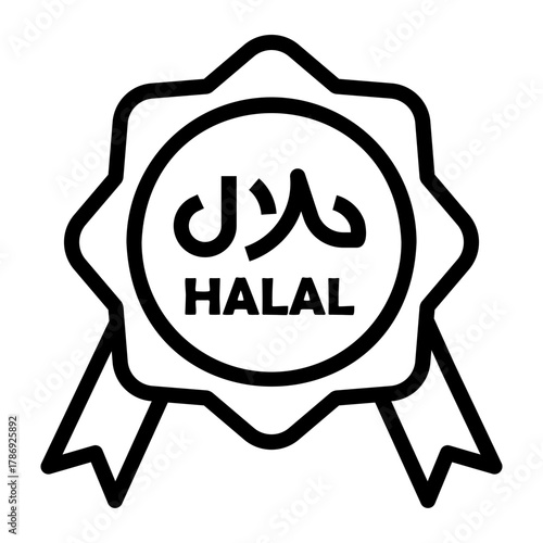 food courts Line Icon