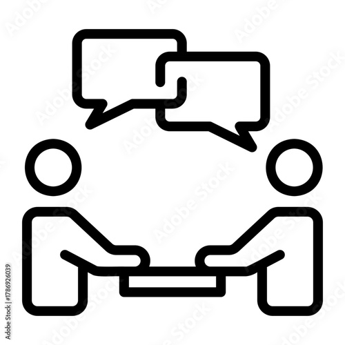 food courts Line Icon