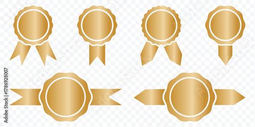 Approved or certified medal icon. Approval check symbol. Winning award, prize, medal or badge. Award medal icon set. Winner or victory badge medal. Contains approved, verified, certified. eps 10