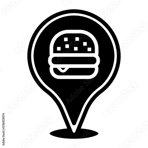 food courts Solid icon