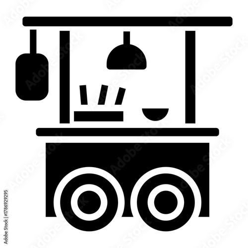 food courts Solid icon