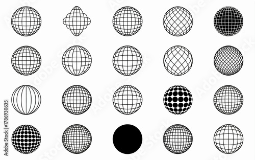 set of abstract spheres