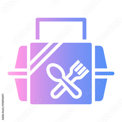 food courts Gradient icon