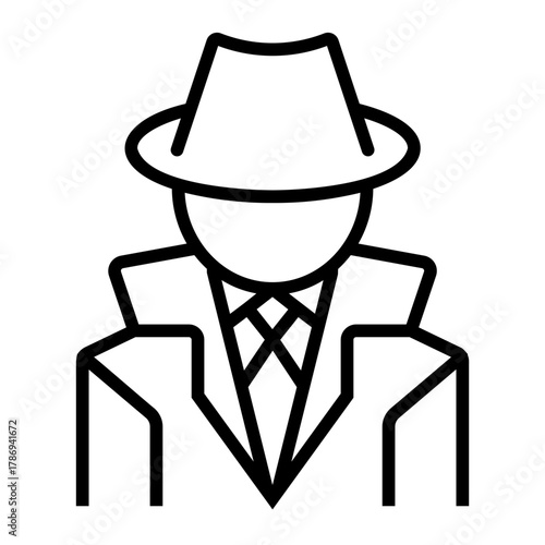 investigation Line Icon