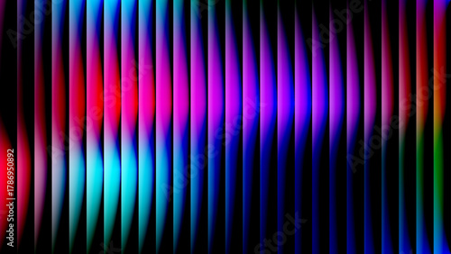 Colorful Abstract Background Design with Light, Shadow, and Vertical Lines. uturistic neon wave pattern, modern digital energy texture design, minimal tech motion wallpaper illustration