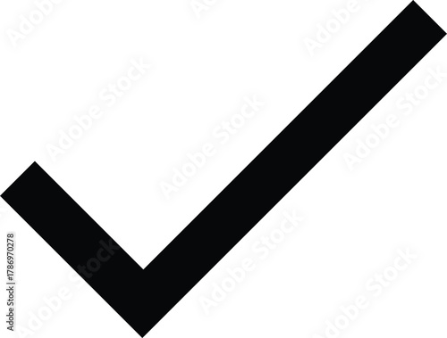 Black check mark