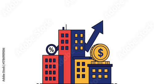 Business growth concepts, financial success, and investment opportunities in modern economy