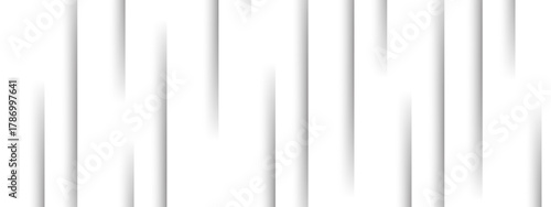 Minimalist White & Gray Abstract Vertical Line Background with Subtle Drop Shadow, Motion Blur, or Falling Rain Streaks. Clean Corporate, Elegant Website Backdrop.