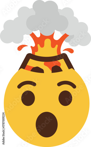 Exploding head emoji: stress, burnout, frustration, overwhelmed