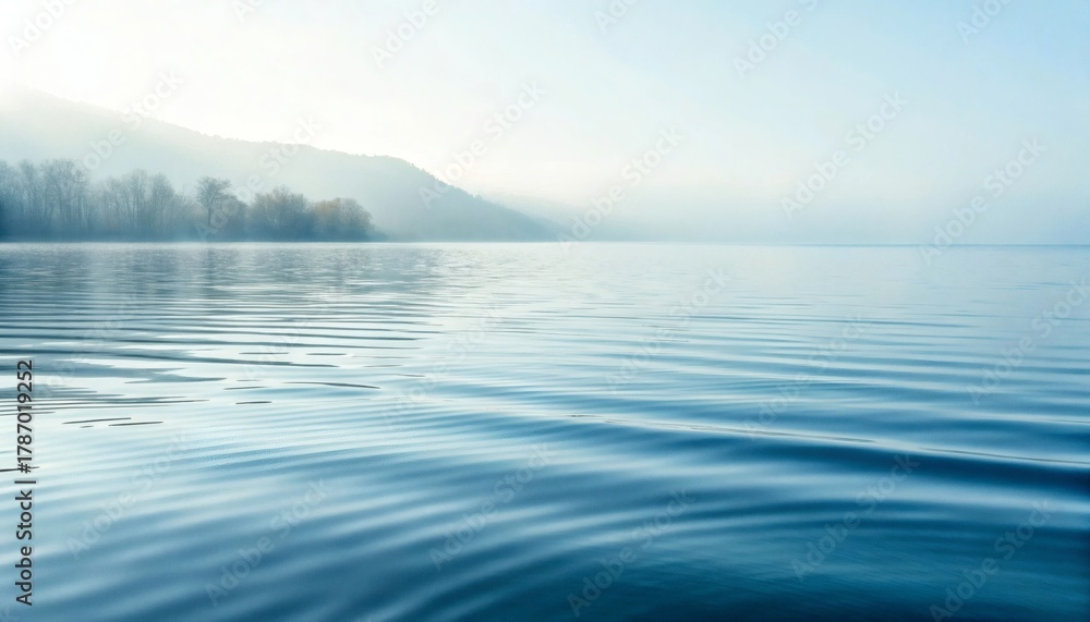 Fototapeta premium Rippled Water Texture with Soft Light Reflections
