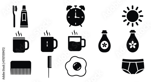 Start your day right with these morning icons for a fresh lifestyle