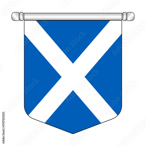 Equatorial Scotland National Banner Symbol Hanging