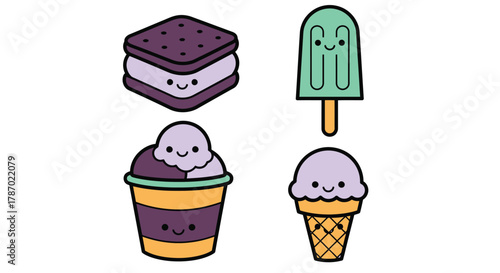 Adorable cartoon treats offer a sweet escape for summer fun designs