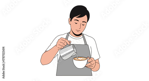 Young Female Chef Tasting Food in Kitchen