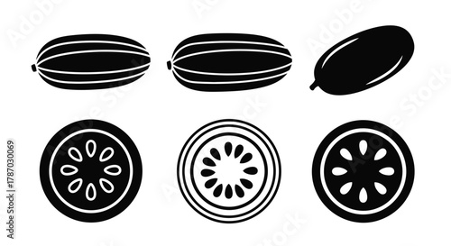 Bold watermelon graphics for summer promotions and healthy designs