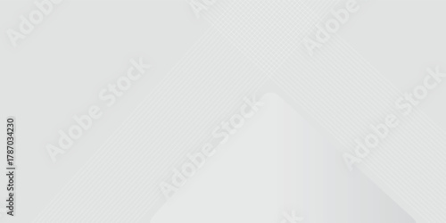 background design with diagonal line pattern in grey colour. Vector white horizontal template for business banner, formal invitation backdrop, luxury.