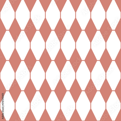 Geometric pattern featuring vertically aligned diamond shapes, creating a clean, symmetrical and modern repetitive design. Minimalistic and stylish visual ideal for fashion, interior decor, wallpaper,