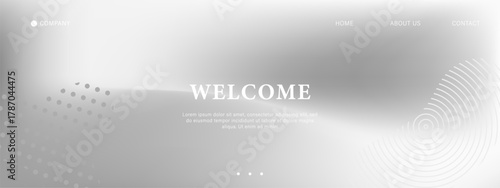 Futuristic ui background. Silver chrome gradient. Foil texture for tech websites and apps. Vector illustration.