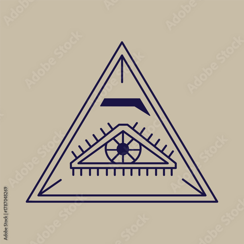 Eye of Providence 5 icon clipart avatar logotype tattoo isolated illustration