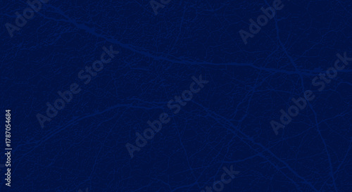 Abstract Navy Blue Vector Background with Subtle Vein or Root Organic Texture Pattern
