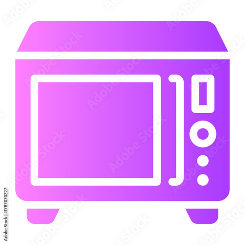 microwave gradient icon