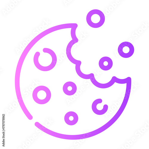 cookies gradient icon