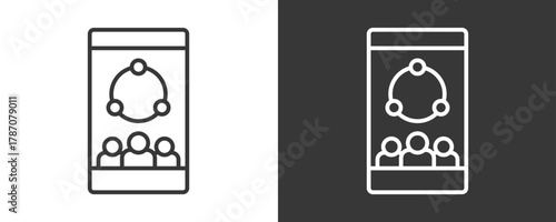 Share Icon Set Vector Collection Isolated In Black And White