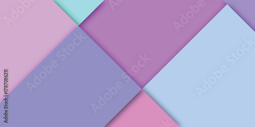 幾何学　立体　カラフル　模様　背景