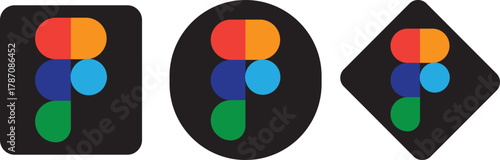 Figma Logo Bundle, Figma App Icon Set Vector, High resolution vector set. High resolution vector set. High resolution vector set