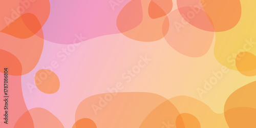 幾何学　カラフル　曲線　模様　背景