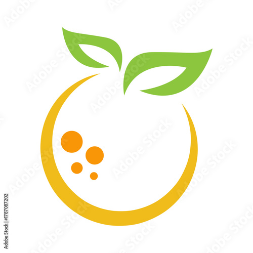 Citrus fruit icon design