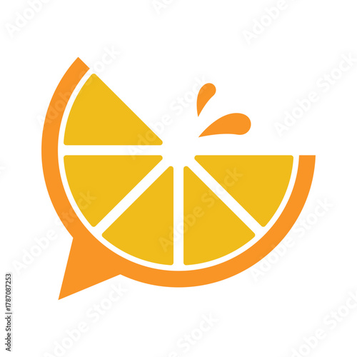 Citrus fruit icon design
