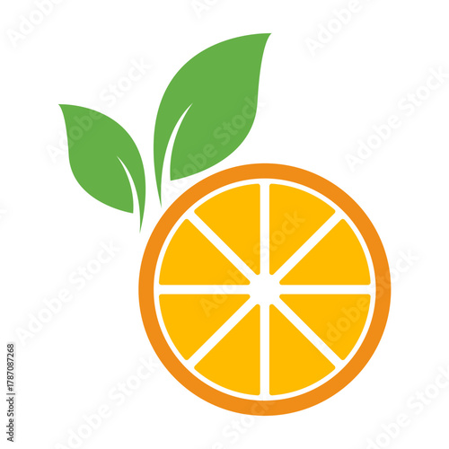 Citrus fruit icon design