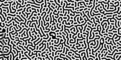 seamless leopard skin and turing pattern fabric clothing decoration texture wall textile floral line background..