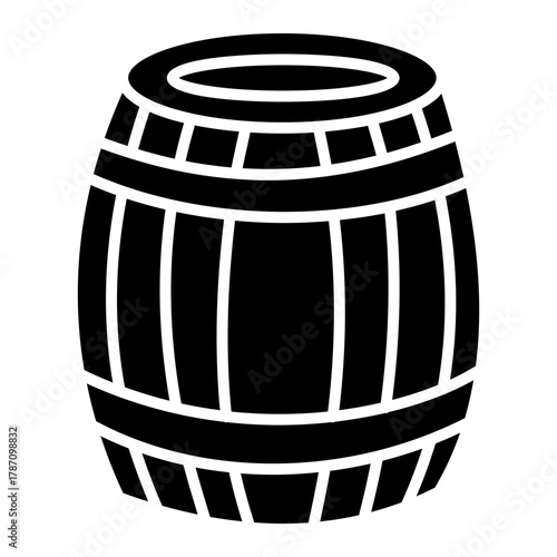 Rustic Beer Keg Barrel