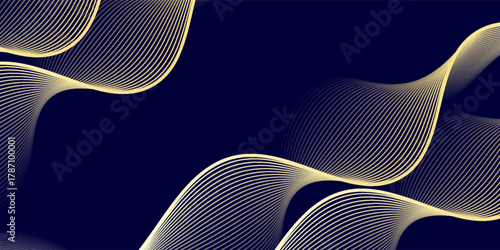 Vector line wave luxury pattern with space for text. Clouds, water modern art. Abstract line texture, elegant japanese fancy background. abstract wavy lines background.
