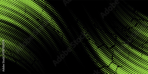 green black brush wrap car sticker pattern abstract banner sporty lines black green color combination grunge brush pattern vector design.